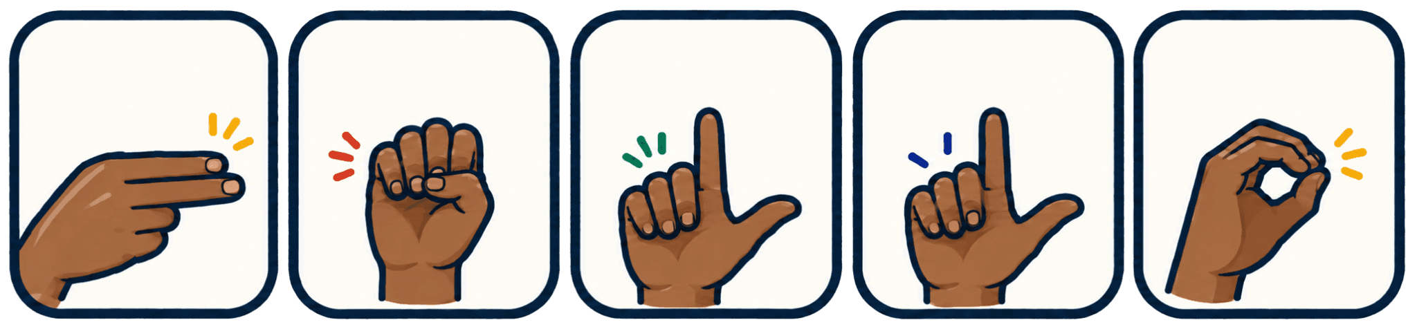Hello in South African Sign Language